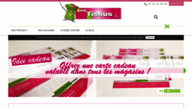 What Les-tissus-disa.fr website looked like in 2020 (3 years ago)