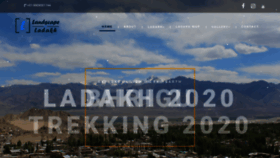 What Landscapeofladakh.com website looked like in 2020 (3 years ago)