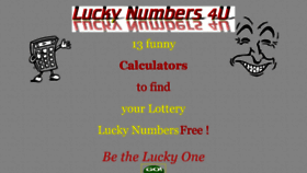 What Luckynumbers4u.com website looked like in 2020 (3 years ago)