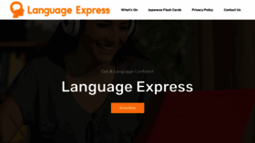 What Langexpress.com website looked like in 2020 (3 years ago)