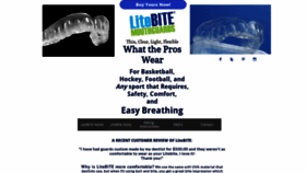 What Litebitemouthguards.com website looked like in 2020 (4 years ago)