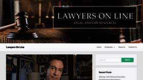 What Lawyers-on-line.com website looked like in 2020 (3 years ago)