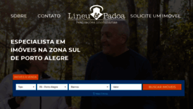 What Lineuepadoa.com.br website looked like in 2020 (3 years ago)