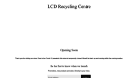 What Lcdrecyclingcentre.co.uk website looked like in 2020 (3 years ago)