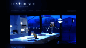 What Lumitheque.fr website looked like in 2020 (3 years ago)