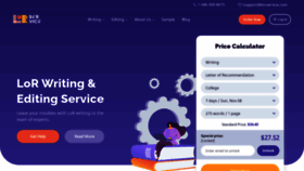 What Lorservice.com website looked like in 2020 (3 years ago)
