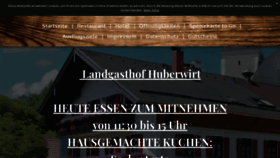 What Landgasthof-huberwirt.de website looked like in 2020 (3 years ago)