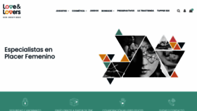What Loveandlovers.es website looked like in 2020 (4 years ago)