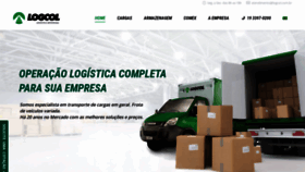 What Logcol.com.br website looked like in 2020 (3 years ago)