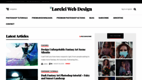 What Loreleiwebdesign.com website looked like in 2020 (3 years ago)