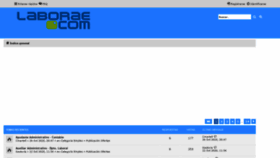 What Laborae.com website looked like in 2020 (3 years ago)