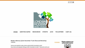 What Londonmodernquiltguildcanada.com website looked like in 2020 (3 years ago)