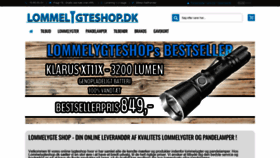 What Lygteshop.dk website looked like in 2020 (3 years ago)