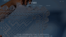 What Lvmh.com website looked like in 2020 (3 years ago)