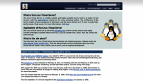 What Linuxvirtualserver.org website looked like in 2020 (3 years ago)