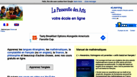 What Lapasserelle.com website looked like in 2020 (3 years ago)