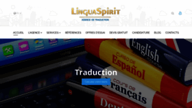 What Linguaspirit.com website looked like in 2020 (3 years ago)