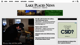 What Lakeplacidnews.com website looked like in 2020 (3 years ago)