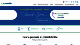 What Lycamobile.ug website looked like in 2020 (3 years ago)