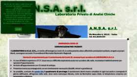 What Laboratorioansa.it website looked like in 2020 (3 years ago)