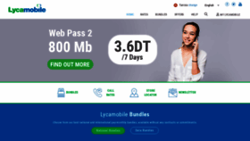 What Lycamobile.tn website looked like in 2020 (3 years ago)