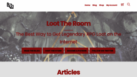 What Loottheroom.uk website looked like in 2020 (3 years ago)