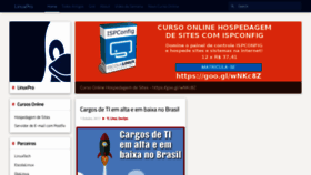 What Linuxpro.com.br website looked like in 2020 (3 years ago)