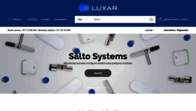 What Luxar.lv website looked like in 2020 (3 years ago)