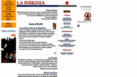 What Lainsignia.org website looked like in 2020 (3 years ago)