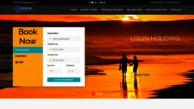What Loginholidays.in website looked like in 2020 (3 years ago)