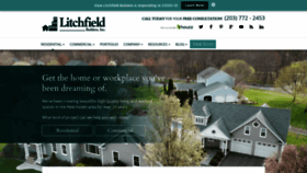 What Litchfieldbuilders.com website looked like in 2020 (3 years ago)