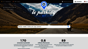 What Leparking-moto.be website looked like in 2020 (3 years ago)
