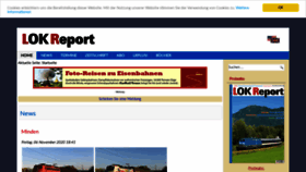 What Lok-report.de website looked like in 2020 (3 years ago)