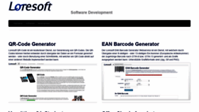 What Loresoft.de website looked like in 2020 (4 years ago)
