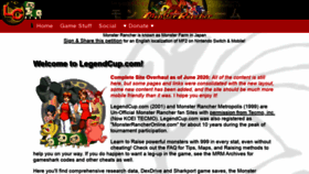 What Legendcup.com website looked like in 2020 (3 years ago)