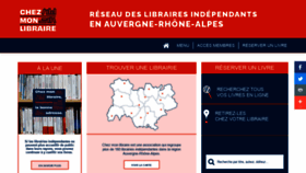 What Libraires-rhonealpes.fr website looked like in 2020 (3 years ago)