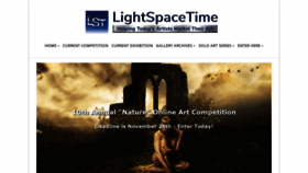 What Lightspacetime.art website looked like in 2020 (3 years ago)