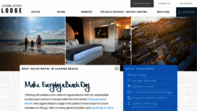 What Lagunabeachlodge.com website looked like in 2020 (3 years ago)