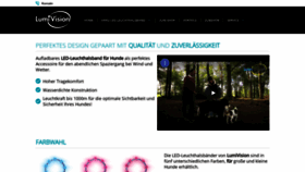 What Leuchthalsband.de website looked like in 2020 (3 years ago)