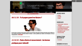 What Lejournaldurecouvrement.fr website looked like in 2020 (3 years ago)