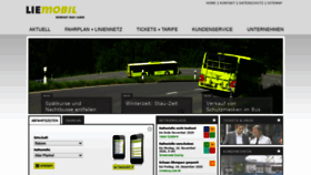 What Liemobil.li website looked like in 2020 (3 years ago)