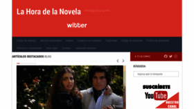 What Lahoradelanovela.com website looked like in 2020 (3 years ago)