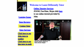 What Learndifferentlytutor.com website looked like in 2020 (3 years ago)