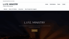 What Lifeministry.org website looked like in 2020 (3 years ago)