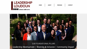 What Leadershiploudoun.org website looked like in 2020 (3 years ago)