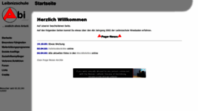 What Leibnizabi2002.de website looked like in 2020 (3 years ago)