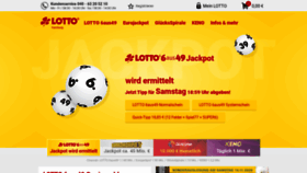 What Lotto-hh.de website looked like in 2020 (3 years ago)