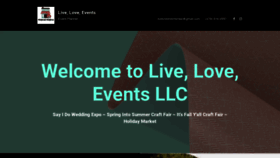 What Liveloveeventsnwa.com website looked like in 2020 (3 years ago)