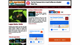 What Lagoasantagoias.com.br website looked like in 2020 (3 years ago)