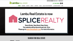What Lemburealestate.com website looked like in 2020 (3 years ago)